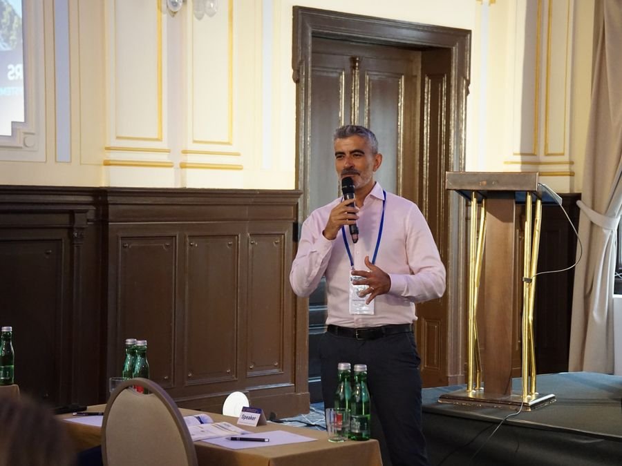 Carlos Garrido, Holcim, speaking at Hotel KINGS COURT, Prague, 2026 edition of the Global Future of BPO, Shared Services & GBS Conference