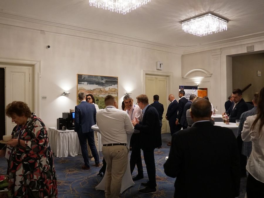 Delegates networking at the coffee break, 2026 edition of the Global Future of BPO, Shared Services & GBS Conference, Prague