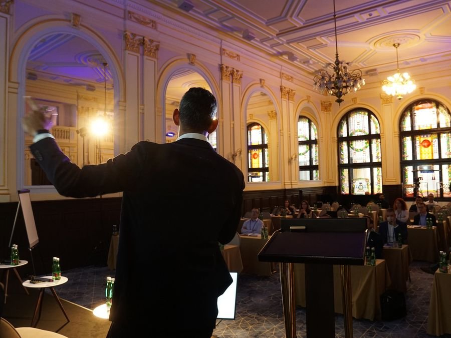 The full main hall seen from the stage, 2026 edition of the Global Future of BPO, Shared Services & GBS Conference, Prague