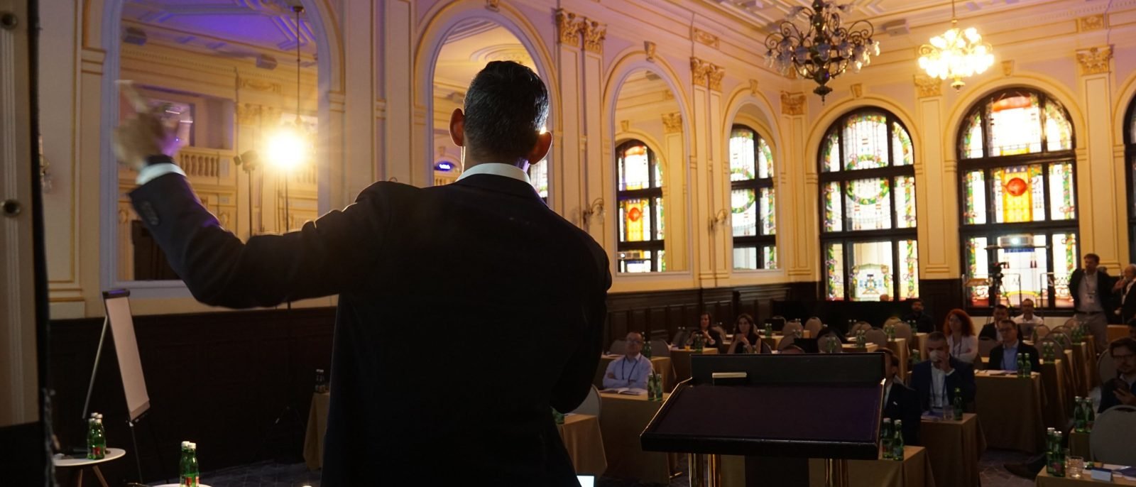 The full main hall seen from the stage at the 2026 edition of the Global Future of BPO, Shared Services & GBS Conference
